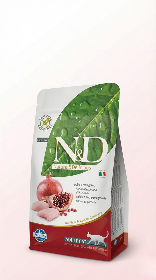 N&D Tavuklu Narlı Düşük Tahıllı Kuru Kedi Maması