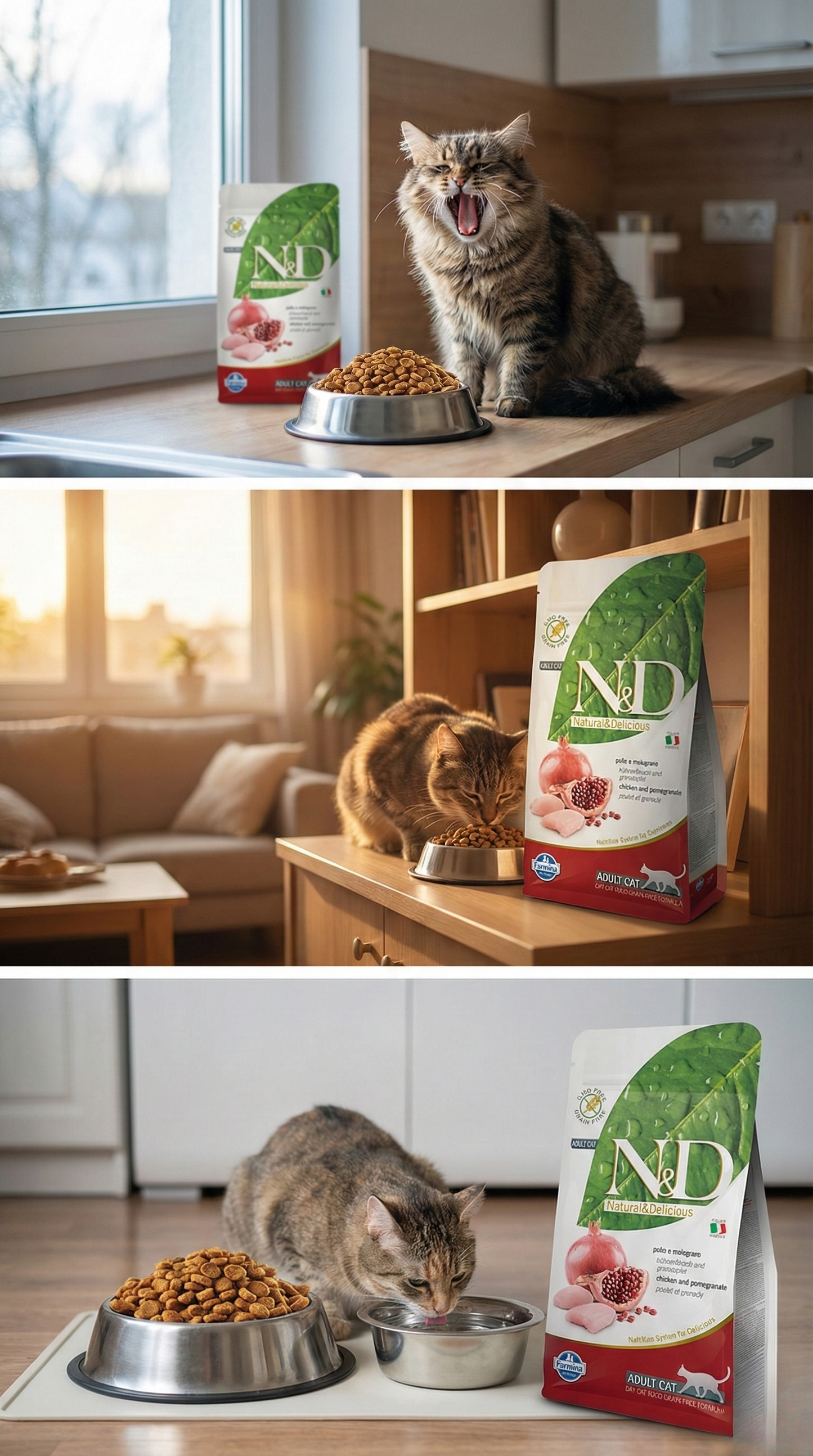 N&D Tavuklu Narlı Düşük Tahıllı Kuru Kedi Maması