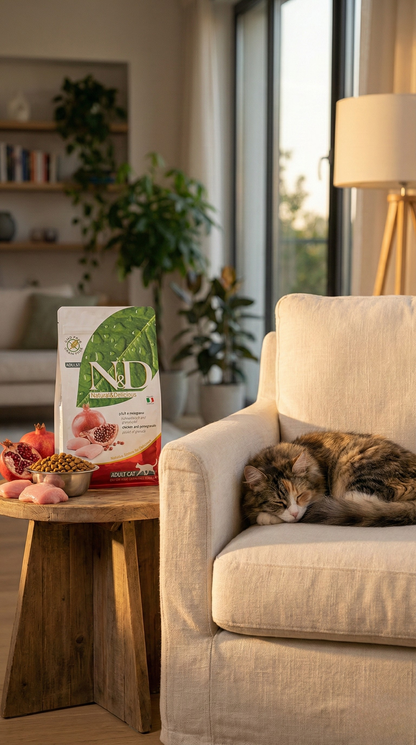 N&D Tavuklu Narlı Düşük Tahıllı Kuru Kedi Maması